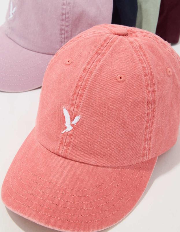 AE Baseball Hat - Coral, One Size 