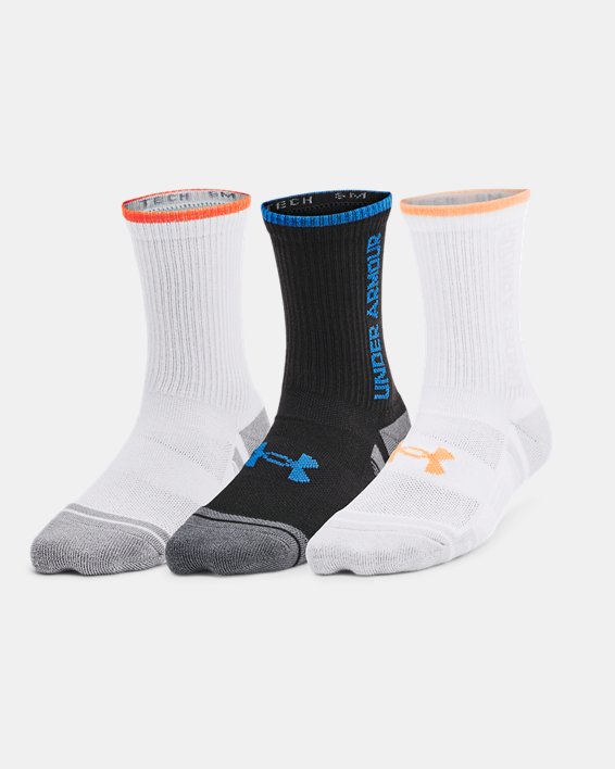 Kids' UA Performance Tech 3-Pack Crew Socks
