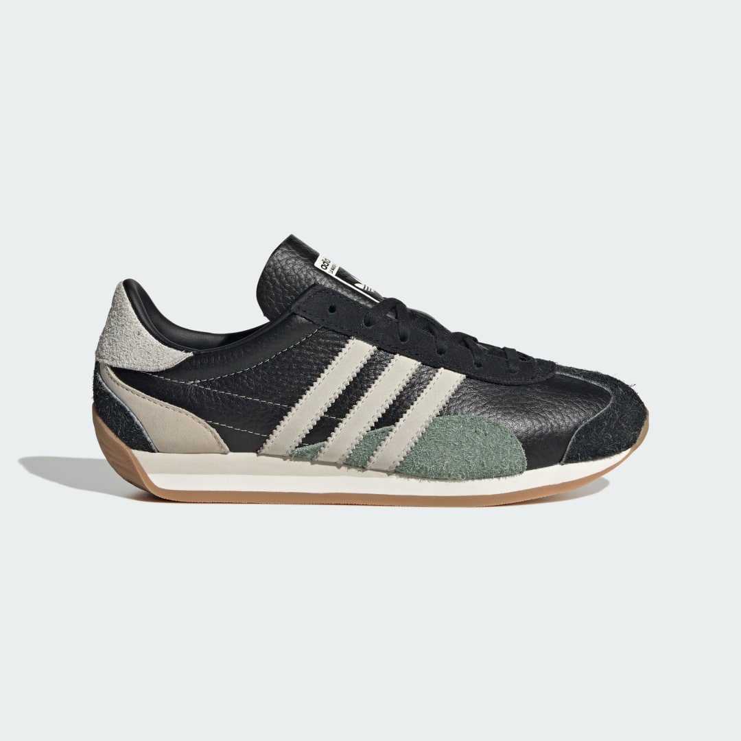 adidas Country OG Shoes Lifestyle 8 UK Women Black / White / Silver Green