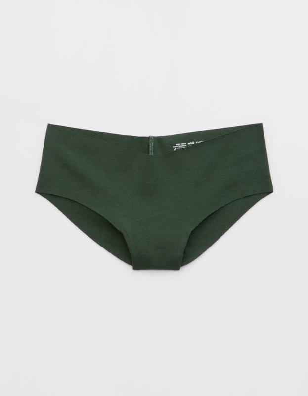 Superchill No Show Cotton Cheeky Underwear - Sycamore, S 