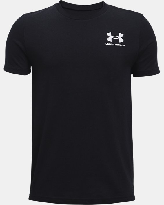 UA Left Chest Logo Boys' Short Sleeve