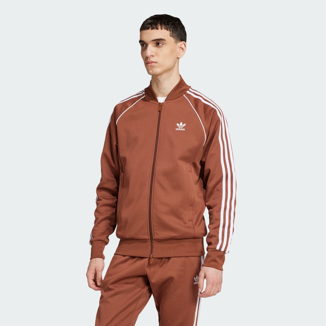 adidas Adicolor Classics SST Track Jacket Lifestyle A/2XS Men Preloved Brown