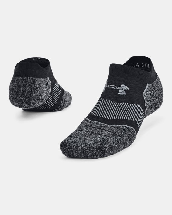 UA Golf Elevated Performance Unisex 2-Pack No Show Tab Socks