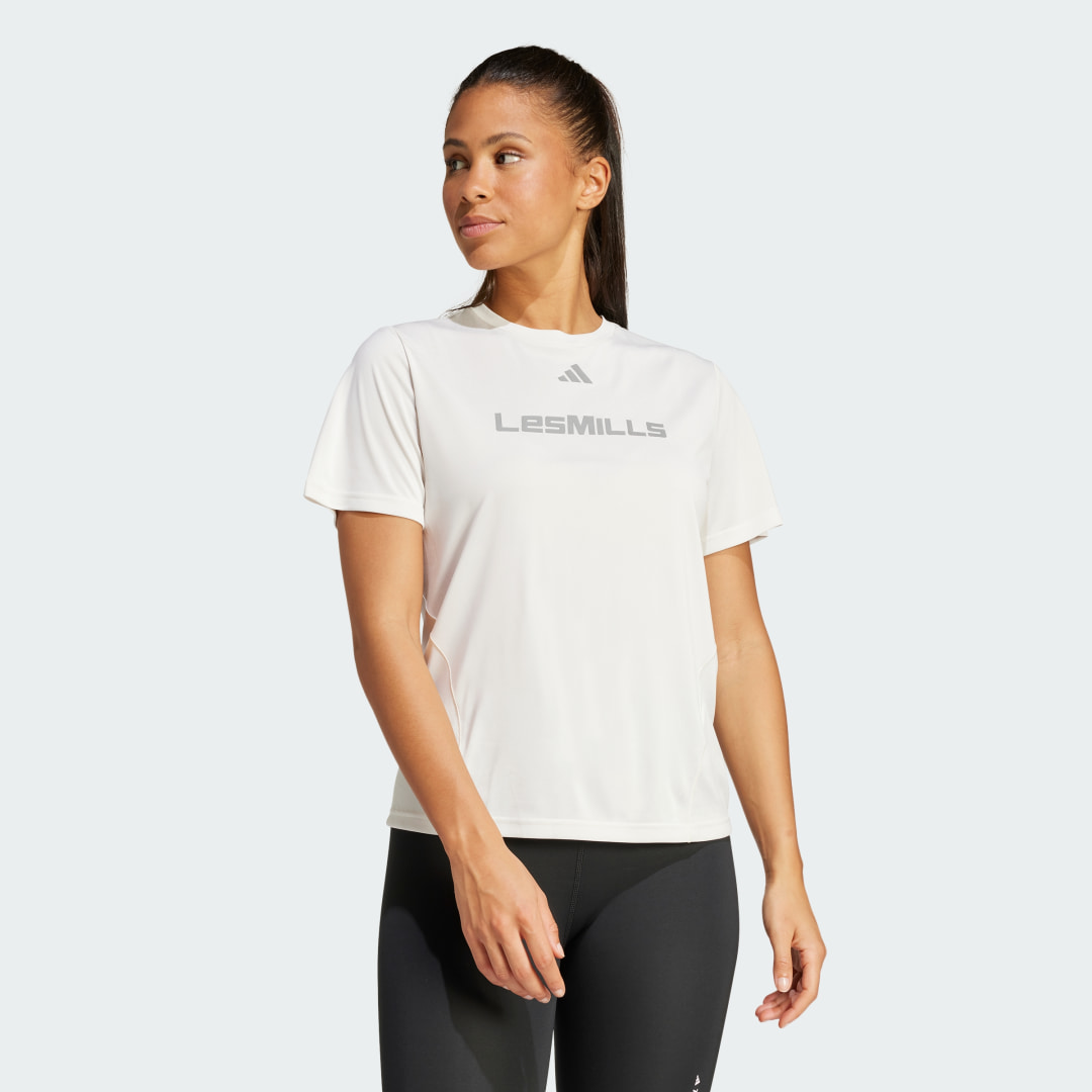 adidas Les Mills Graphic Tee Training L Women White