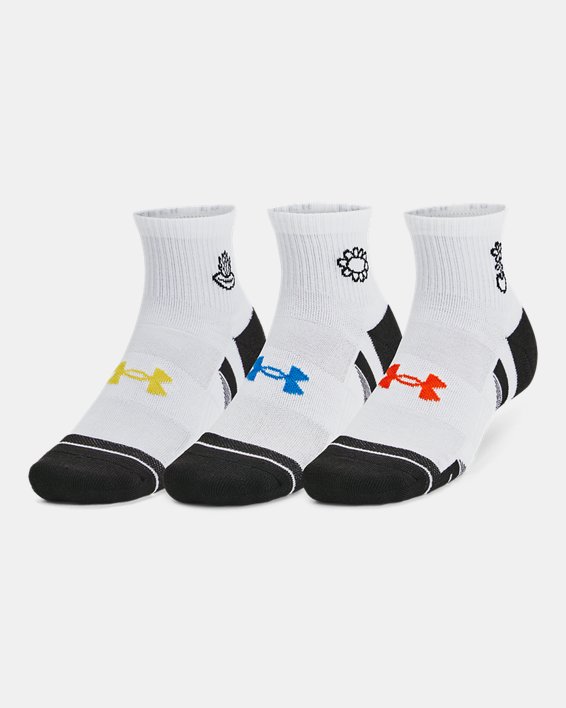 UA Performance Tech™ Unisex 3-Pack Quarter Socks