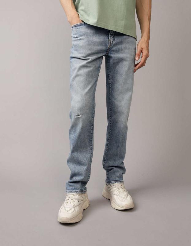 AE AirFlex+ Slim Straight Jean - Medium Wash, 34 X 34 