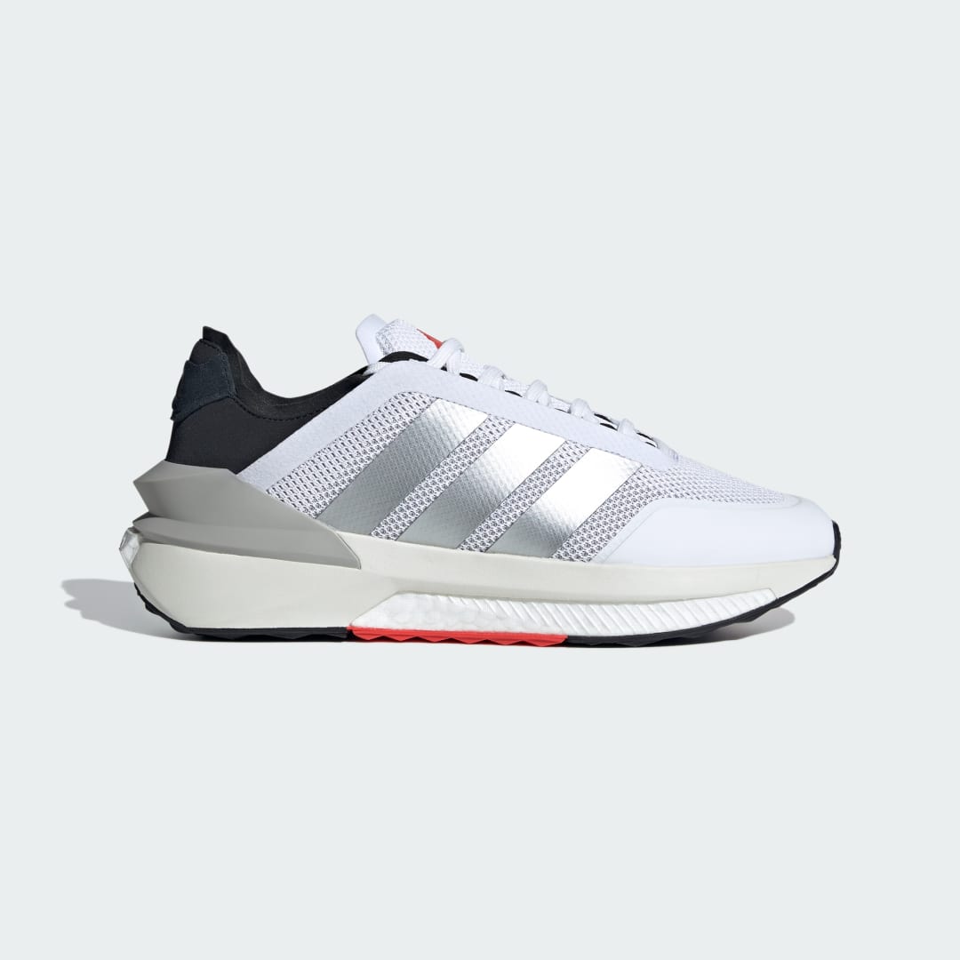 adidas Avryn Shoes Lifestyle 13.5 UK Unisex White / Matte Silver / Red