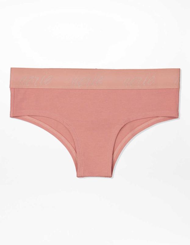 Superchill Cotton Logo Cheeky Underwear - Cameo Rose, L 