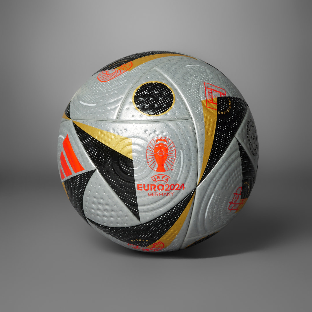 adidas Fussballliebe Finale Pro Ball Football 5 Unisex Silver Metallic / Gold Metallic / Black / Solar Red