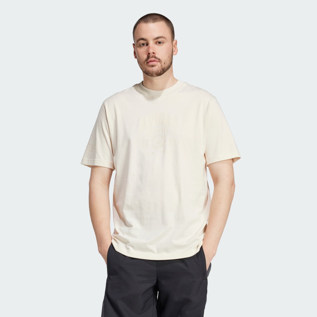 adidas VRCT 1 Tee Lifestyle L Men Wonder White
