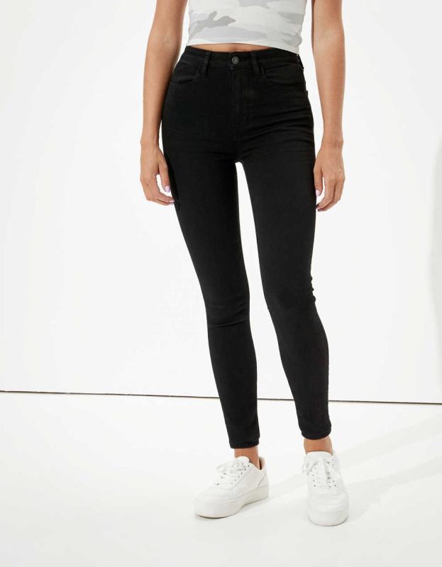 AE Ne(x)t Level Highest Waist Jegging - Black, 6 