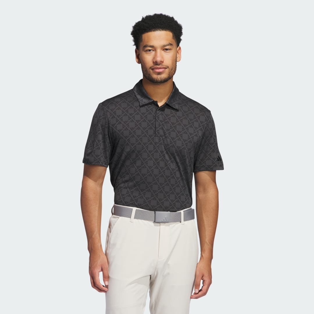 adidas Ultimate365 Tour HEAT.RDY Jacquard Polo Shirt Golf A/2XL Men Black