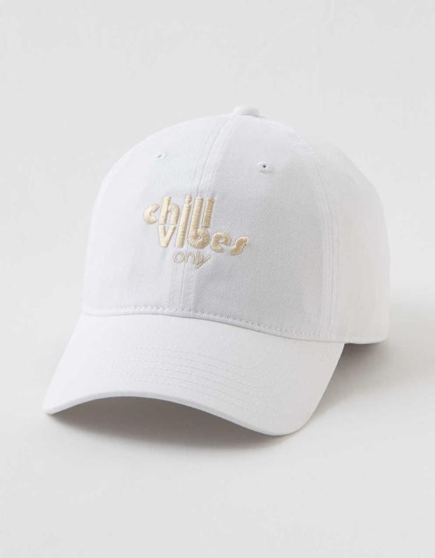 Aerie Graphic Baseball Hat - Fresh White, One Size 
