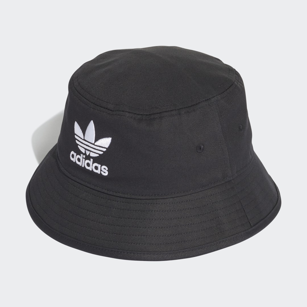 adidas Adicolor Trefoil Bucket Hat Lifestyle OSFM Unisex Black / White