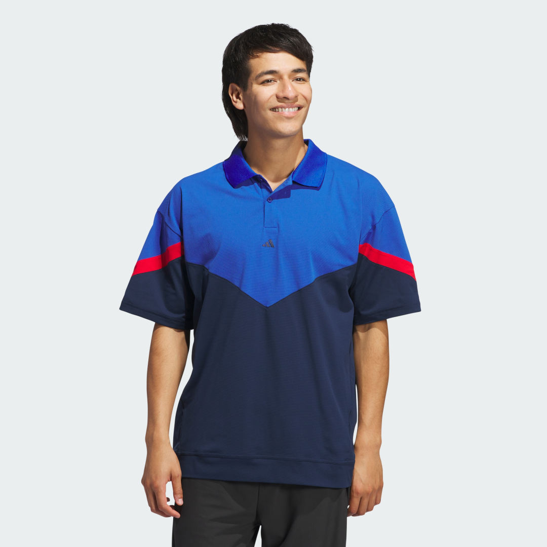 adidas Ultimate365 Sport Polo Shirt Golf A/L Men Royal Blue