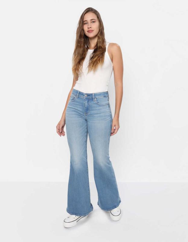 AE Stretch Festival Flare Jean - Classic Medium, 0 