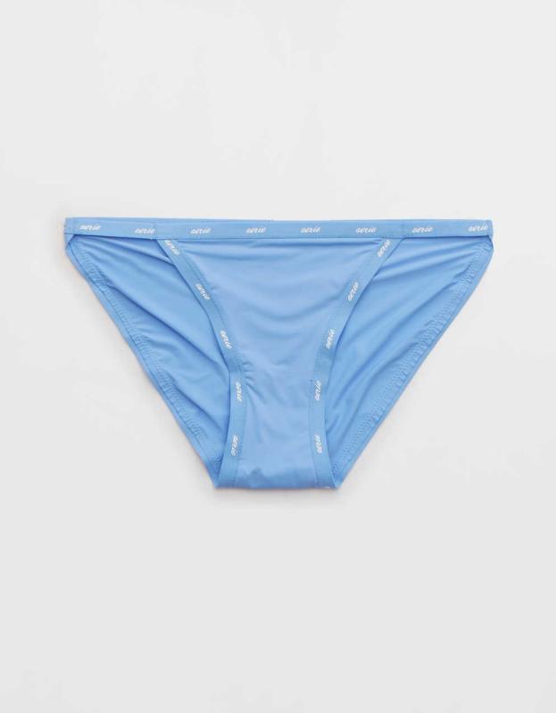 SMOOTHEZ Microfiber String Bikini Underwear - Horizon Sky, S 