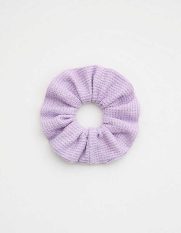 Aerie Waffle Scrunchie - Lavender Dawn, One Size 