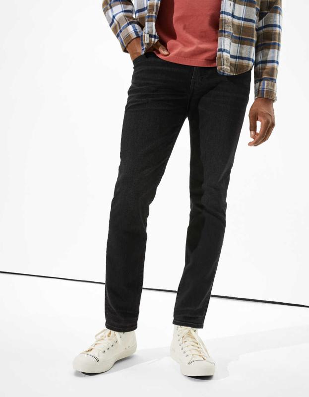 AE AirFlex+ Slim Jean - Black Wash, 31 X 30 