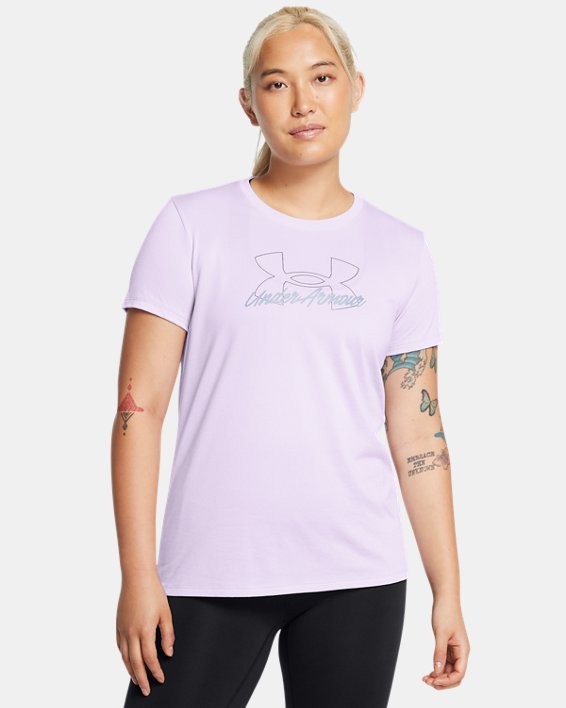 UA Tech™ Script Women's Short Sleeve