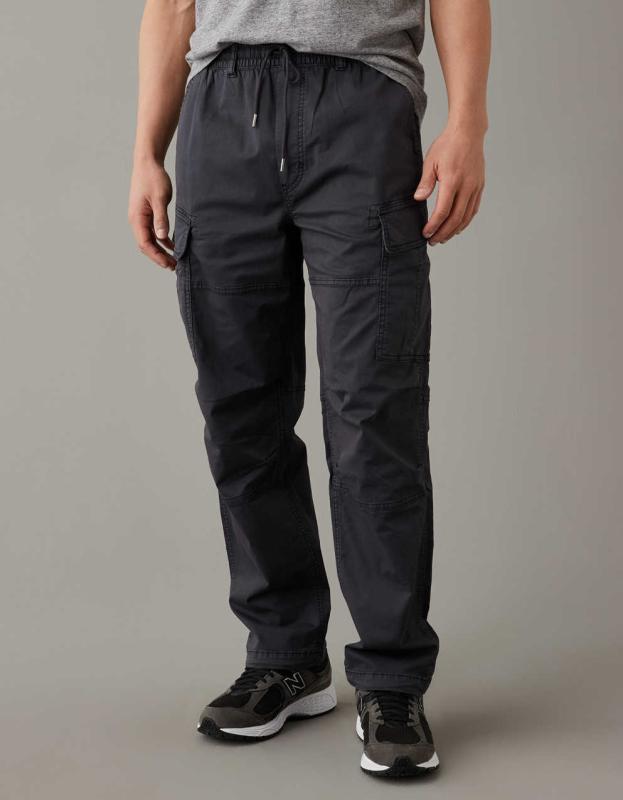 AE Relaxed Cargo Pant - Washed Black, XS 