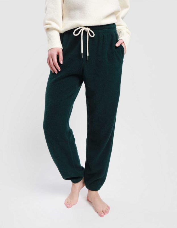 Aerie The Chill Cozy Jogger - Deep Forest Green, XXS 