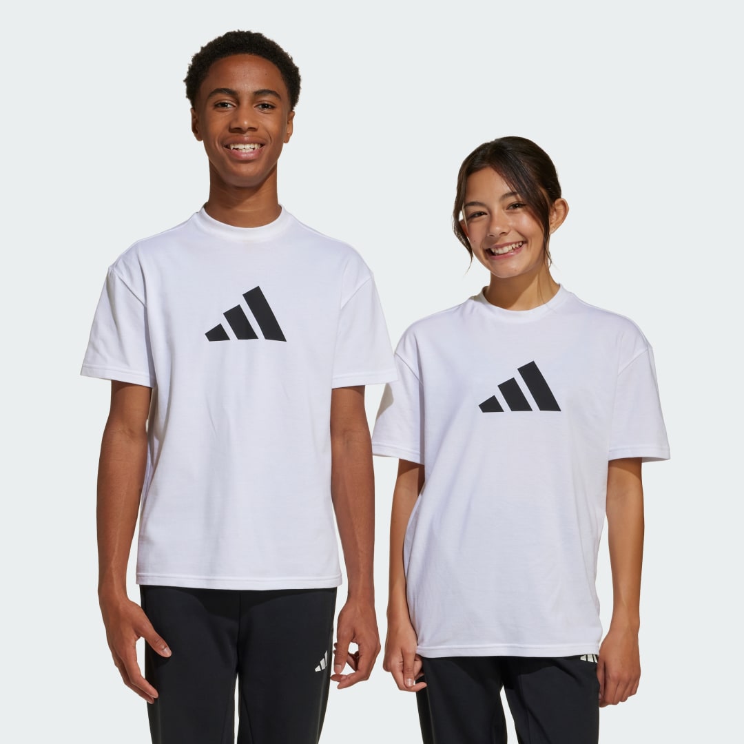 adidas Future Icons Logo Tee Kids Lifestyle A/176 Kids White / Black