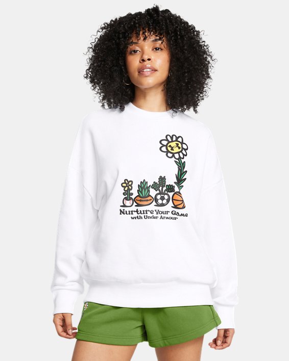 UA Icon Heavyweight Terry Women's Oversized Crew