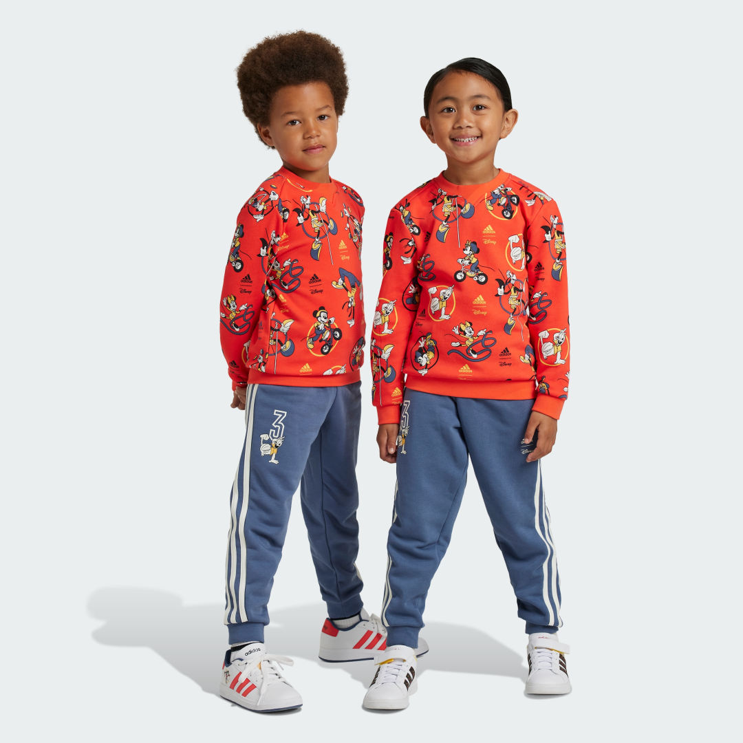 adidas Disney Mickey Mouse Joggers Lifestyle 116 Kids Red / Multicolor