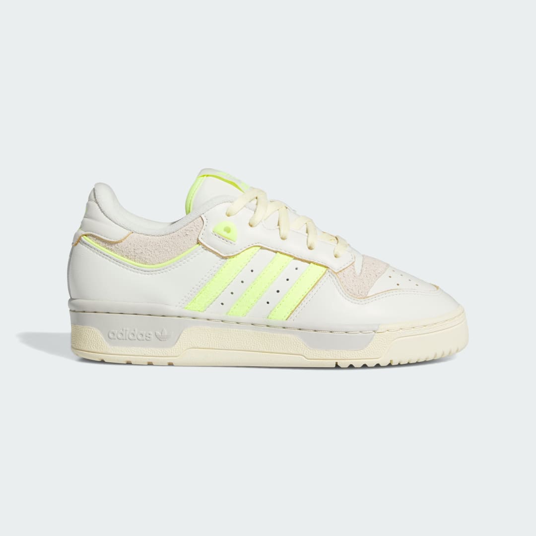 adidas Rivalry 86 Low Shoes Basketball 7 UK Women Ivory / Lucid Lemon / Easy Yellow