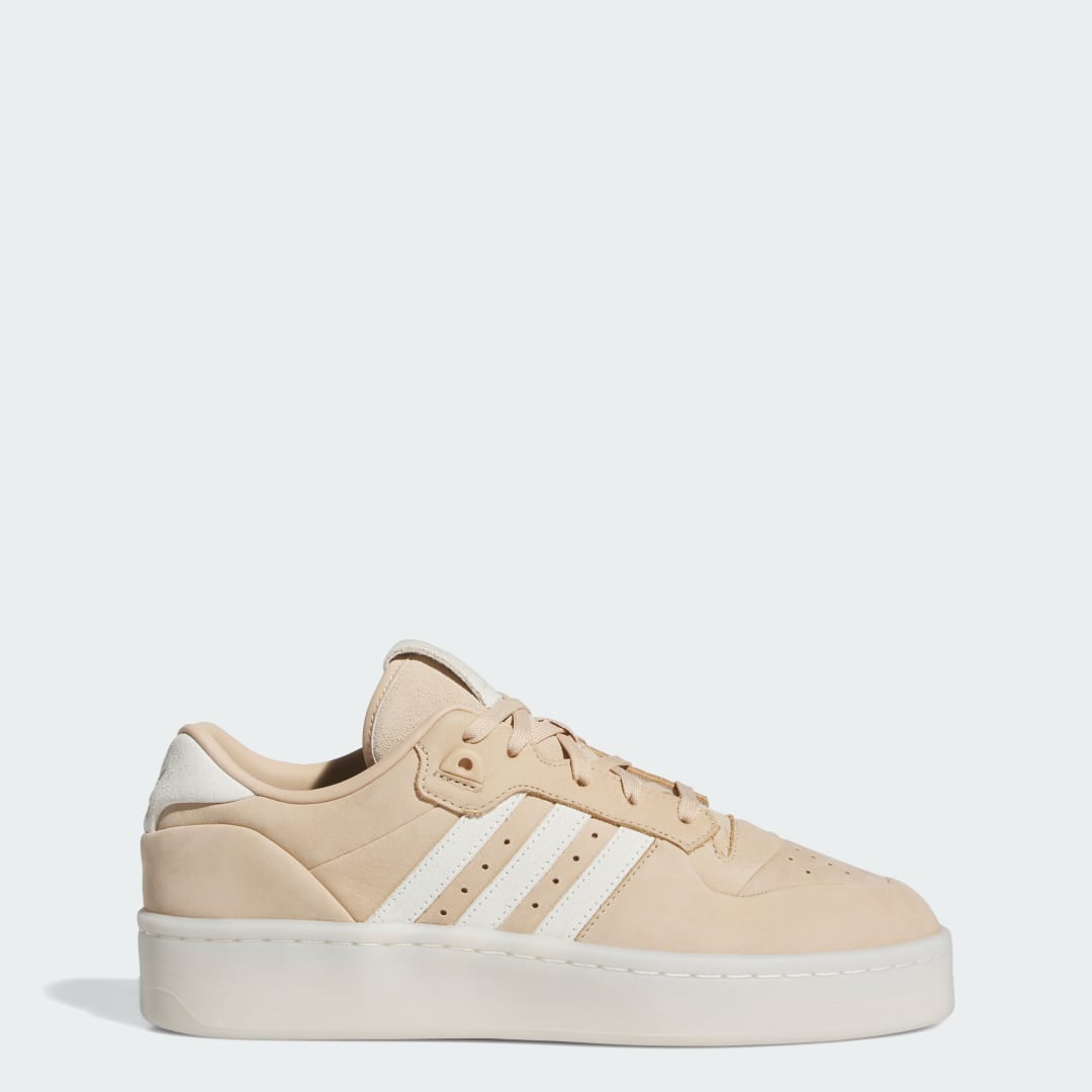 adidas Rivalry Low Lux Shoes Basketball 14.5 UK Unisex Magic Beige / Ivory / Active Green