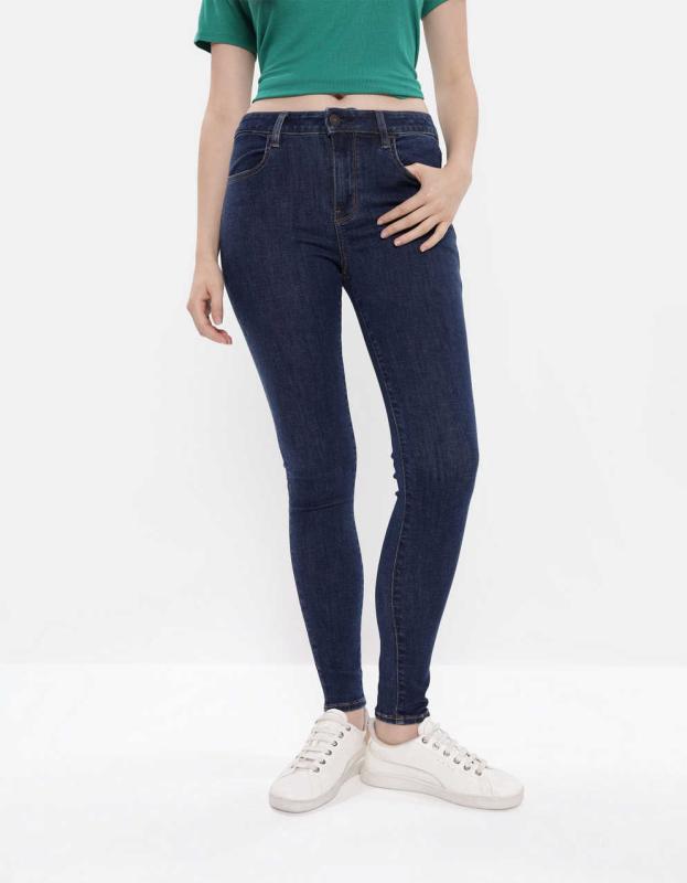 AE Next Level High-Waisted Jegging - Dark Rinse, 0 