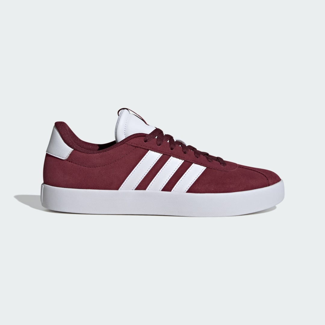 adidas VL Court 3.0 Shoes Lifestyle,Skateboarding 5 UK Men Shadow Red / White / Shadow Red