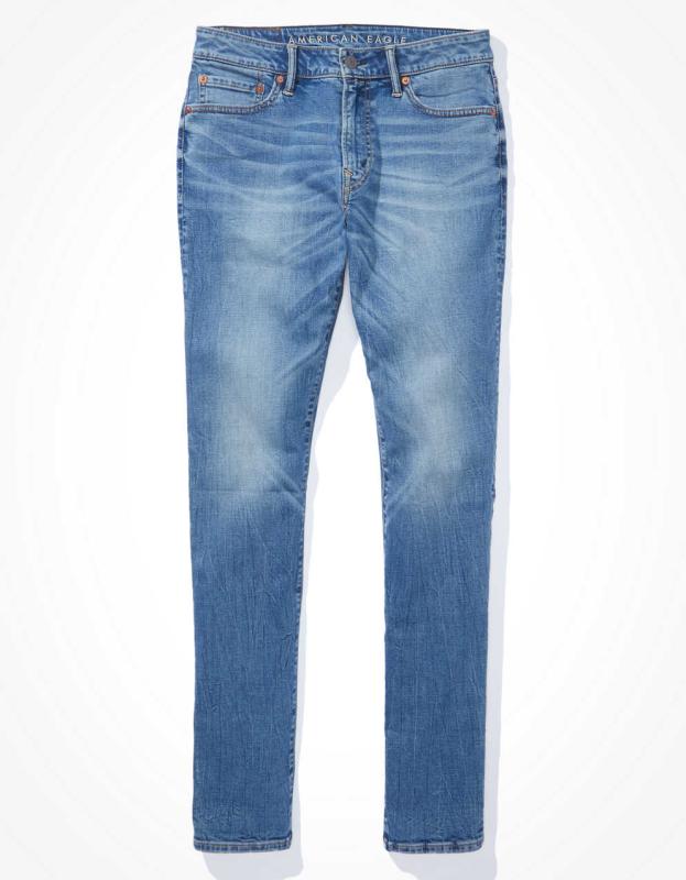 AE Ne(x)t Level Slim Jean - Worn Out Blue, 28W x 30L 