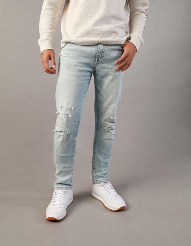 AE AirFlex+ Patched Skinny Jean - Light Repair, 29W x 32L 