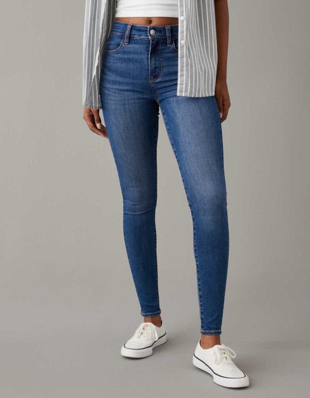 AE Next Level High-Waisted Jegging - Brilliant Blue, 12 
