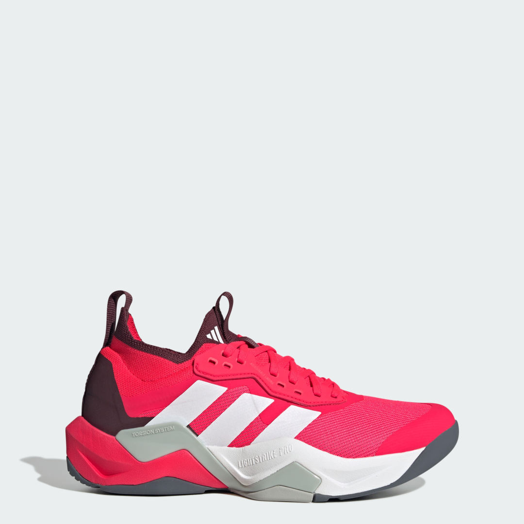 adidas Rapidmove ADV 2 HIIT training shoes Training 7.5 UK Men Lucid Red / White / Aurora Ruby