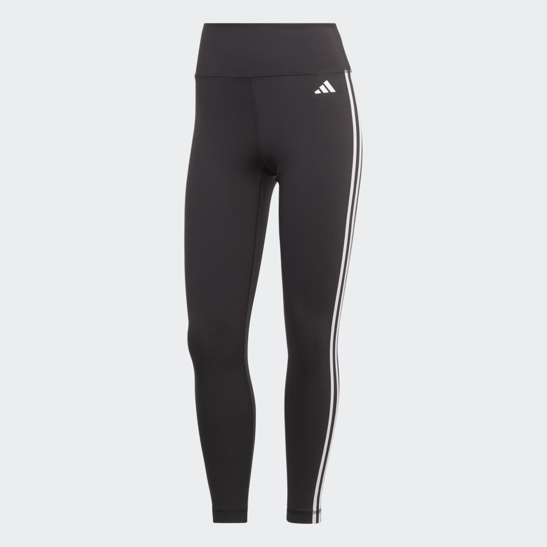 adidas Train Essentials 3-Stripes High-Waisted 7/8 Leggings Gym & Training,Training A2XLS Women Black