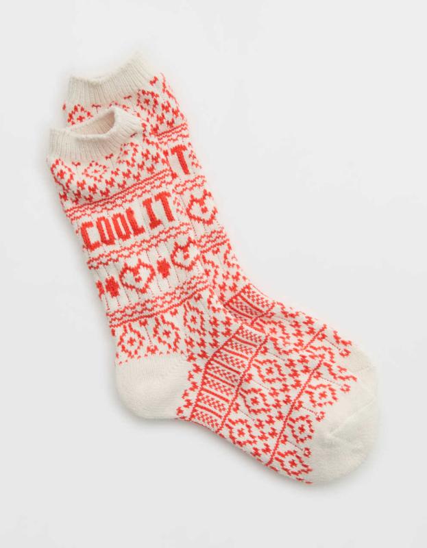 Aerie Fairisle Socks - Starburst, One Size 