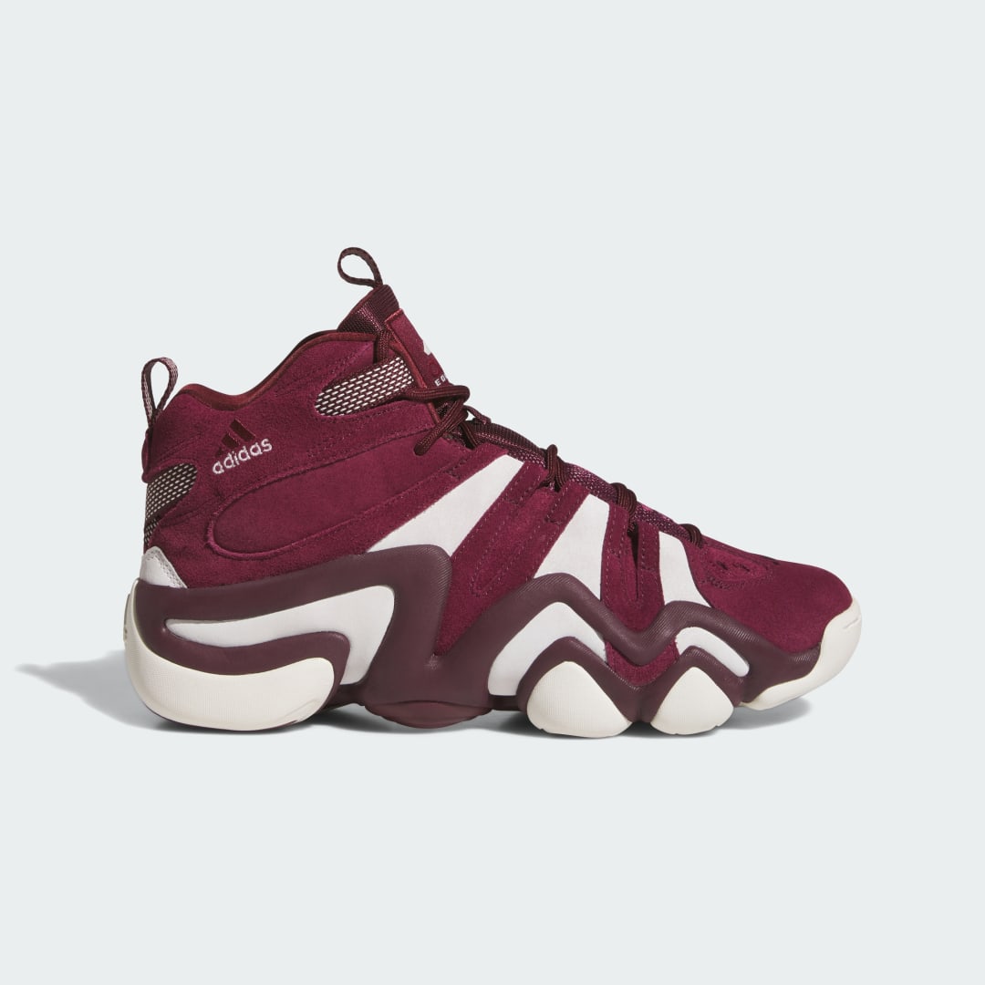 adidas Crazy 8 Shoes Basketball 14.5 UK Unisex Maroon / Off White / Shadow Red