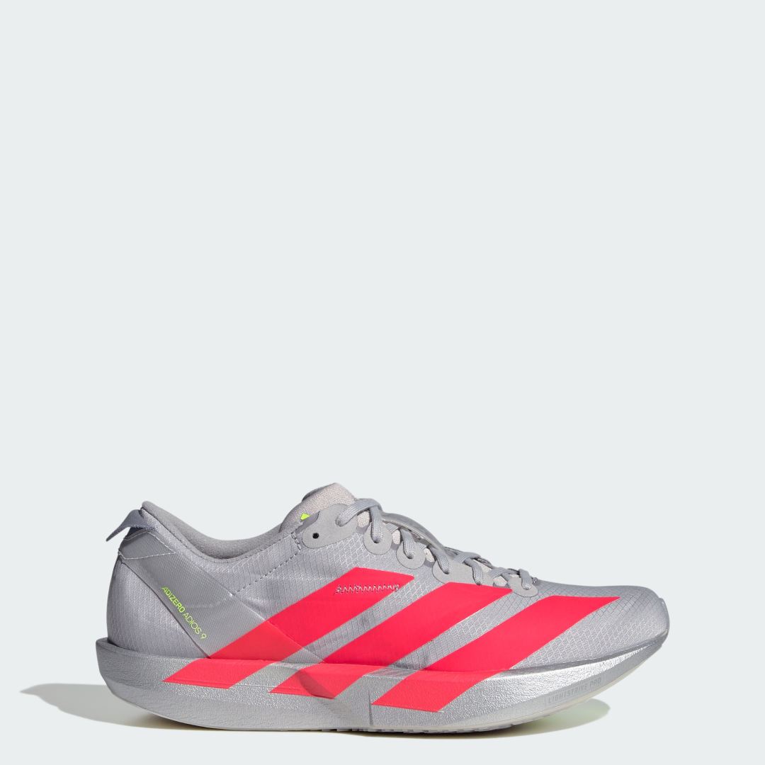 adidas Adizero Adios 9 Running Shoes Running 6.5 UK Women Grey / Lucid Red / Grey