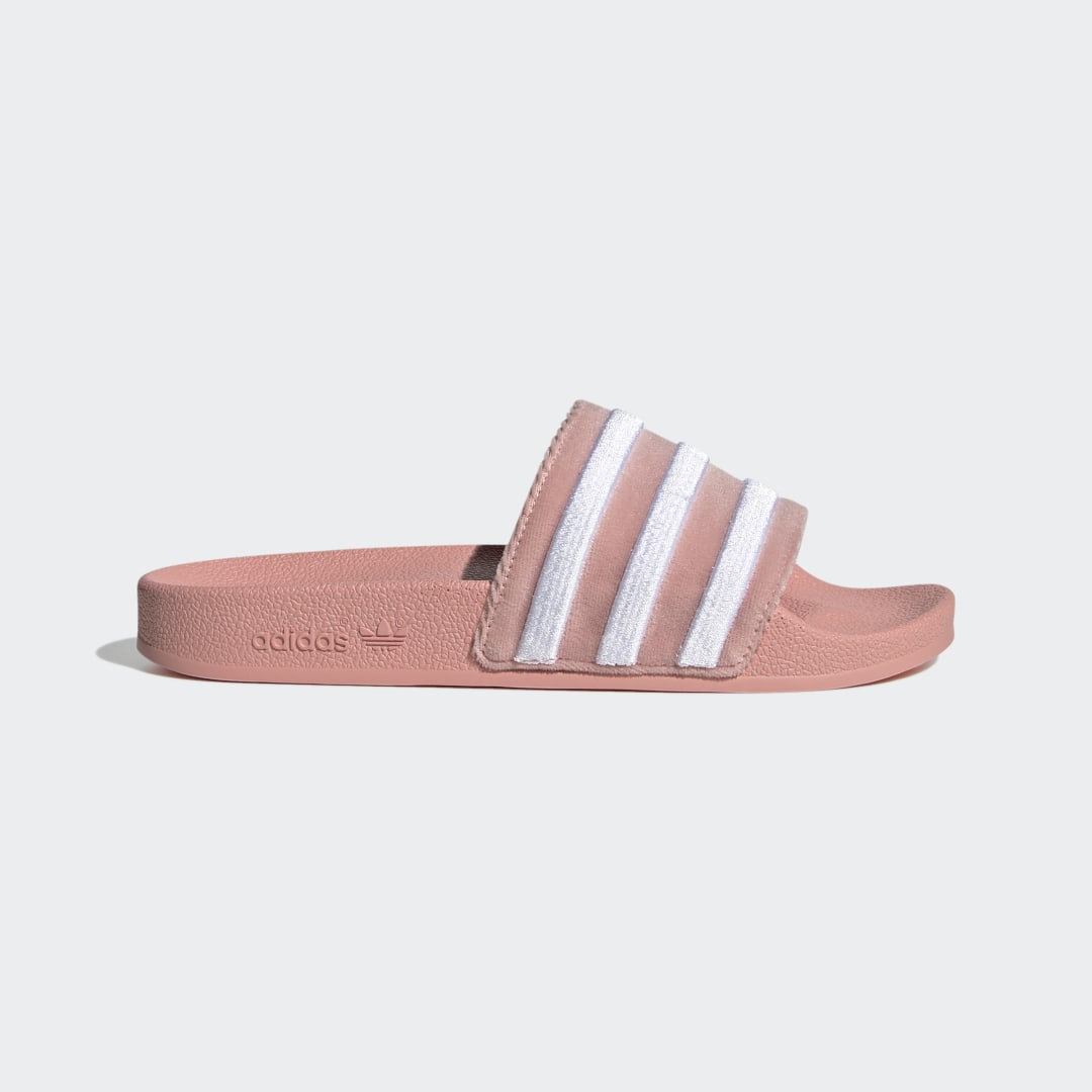 adidas Adilette Slides Lifestyle 3 UK Women Wonder Mauve / White / Wonder Mauve