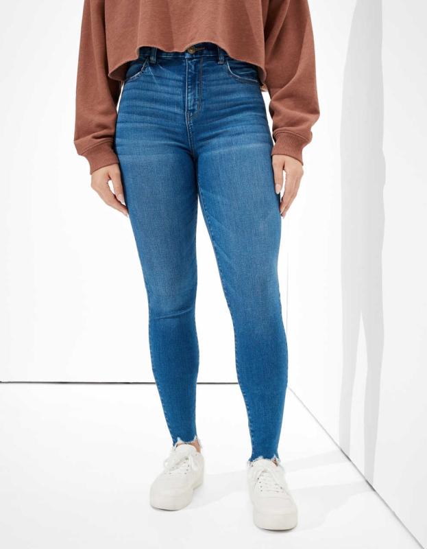 AE Ne(x)t Level Curvy High-Waisted Jegging - Bright Blue, 0 