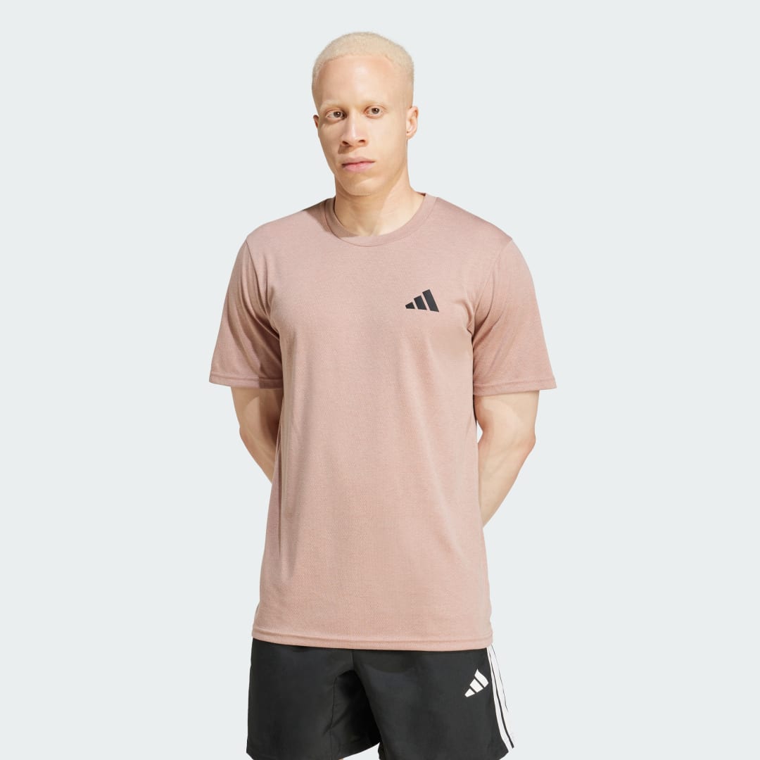 adidas Train Essentials Feelready Novelty Tee Training A/XS Men Warm Clay