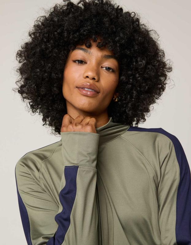 OFFLINE By Aerie Fastrack Jacket - Olive Fun, L 