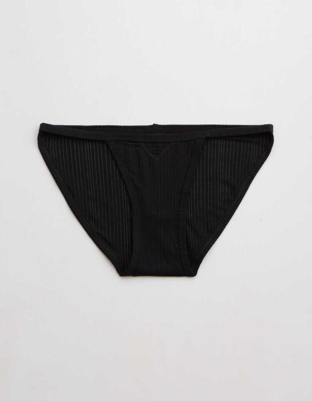 Superchill Modal String Bikini Underwear - True Black, L 