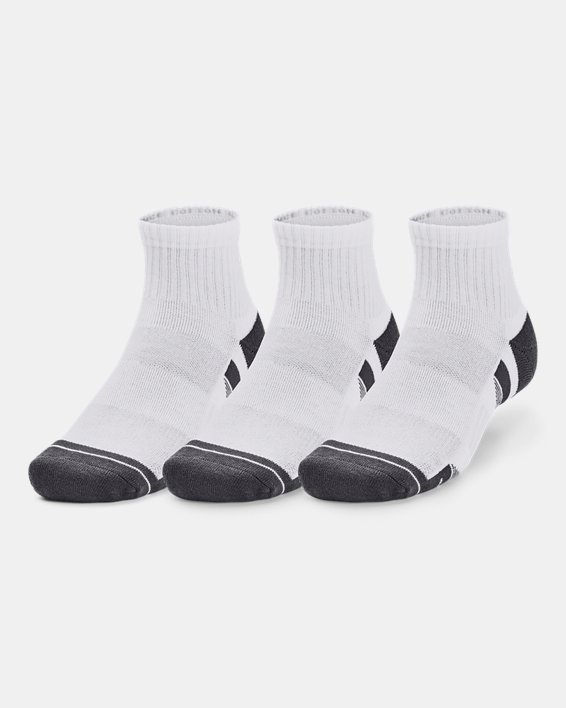 UA Performance Cotton Unisex 3-Pack Quarter Socks