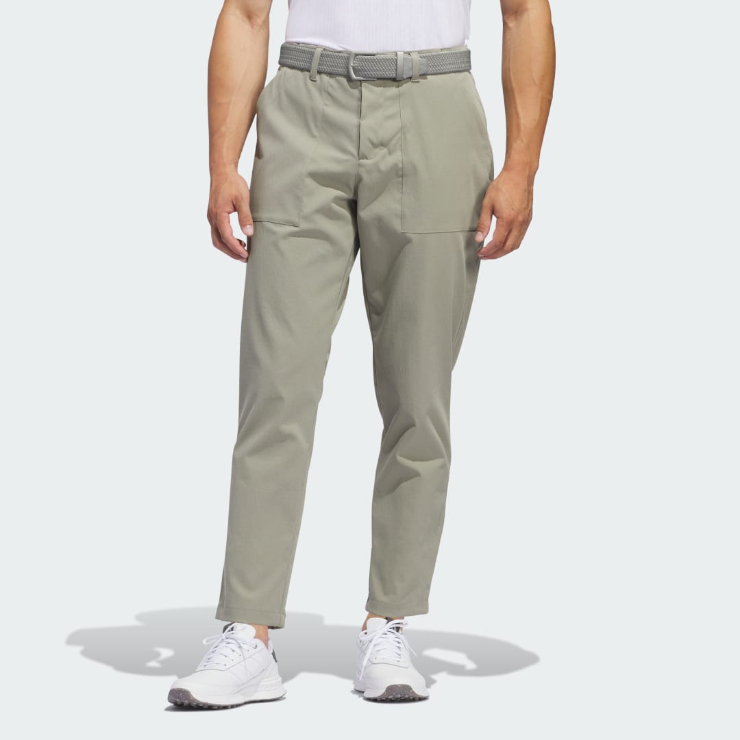 adidas Go-To Progressive Pants Golf 40x30 Men Silver Pebble