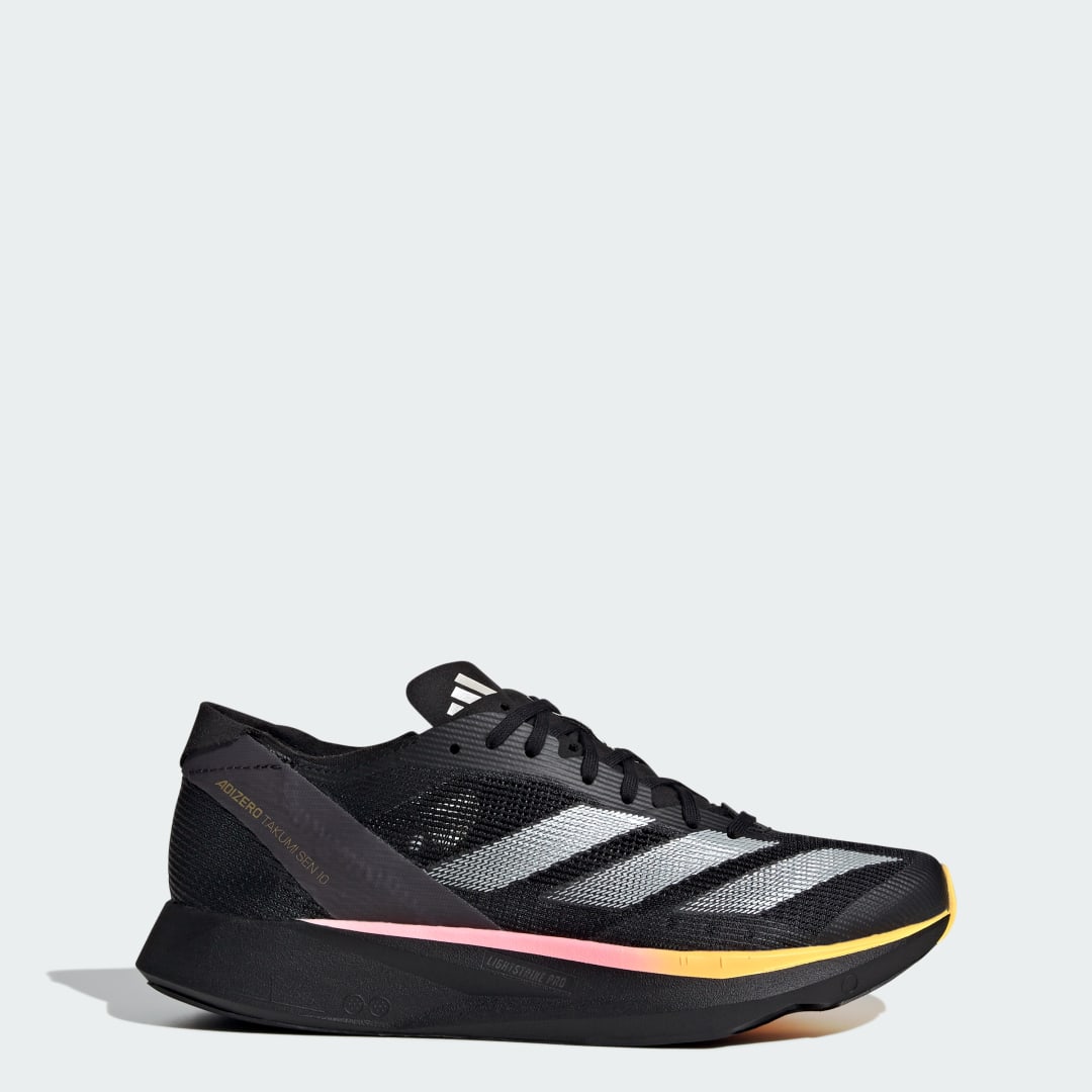 adidas Adizero Takumi Sen 10 Shoes Running 10 UK Women Black / Zero Metalic / Spark