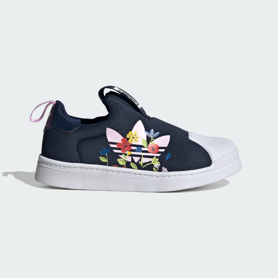 adidas Superstar 360 Shoes Kids Lifestyle 1- UK Kids Collegiate Blue / Bliss Lilac / White